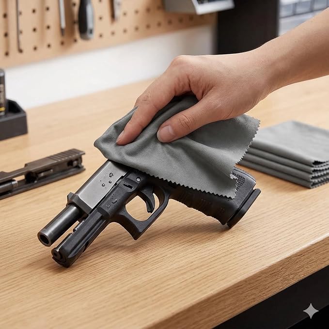 JUNRO 3-Pack 16x16 Inch Extra Large Lint-Free Microfiber Cleaning Cloths - Image 7