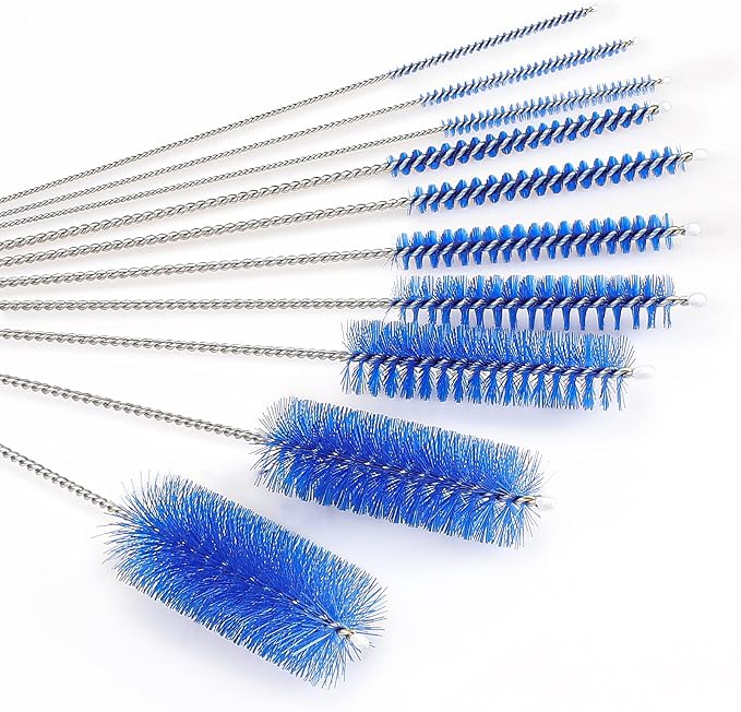 CiaraQ Bottle Cleaning Brushes, 8 Inch Nylon Tube Brush Set, Cleaner - Image 6