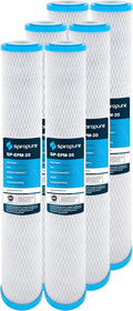 SpiroPure 20x2.5 10 Micron Carbon Block Water Filter EPM-20 CB-25-2010 by SpiroPure