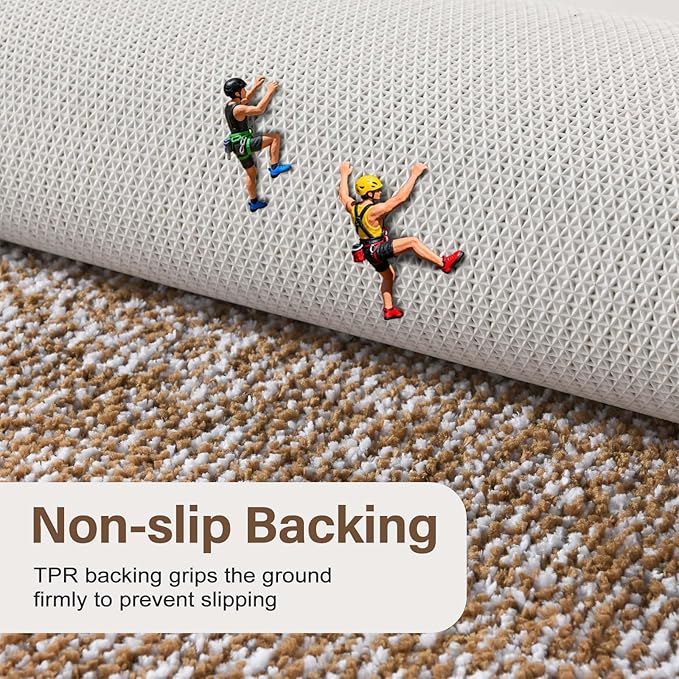 60x24 Long Bathroom Rugs Washable Non Slip, Coffee Bath Mat for Bathroom Floor Tub, Soft Absorbent Quick Dry Mats for Shower, Bathtub,Home Decor
