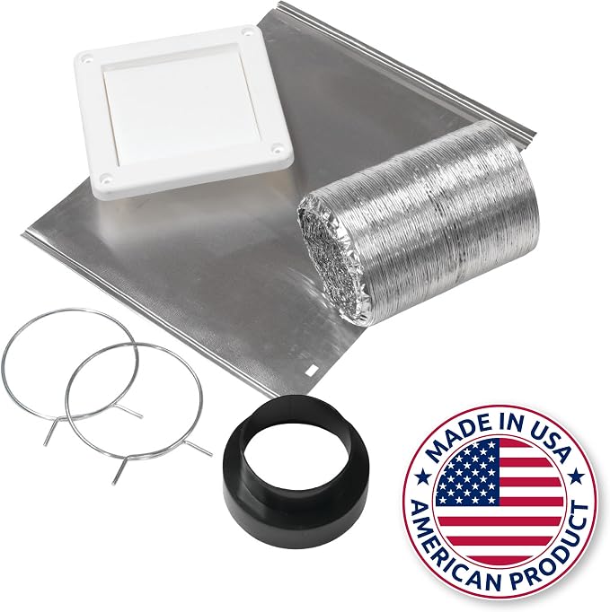 Homewerks HW481-UL181 Wall Vent Duct Kit - Image 2