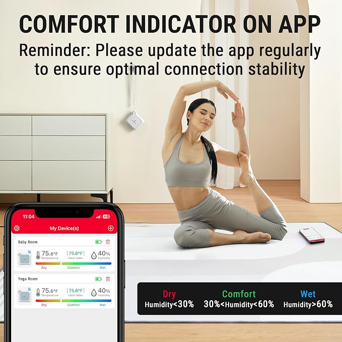 ThermoPro Bluetooth Hygrometer Thermometer - Image 7