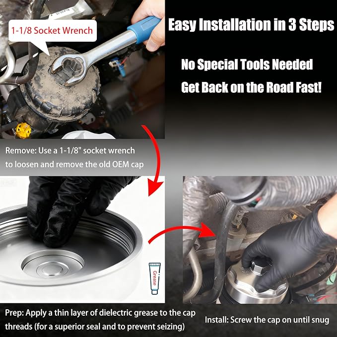 iFJF 68065612AA Fuel Filter Housing Cover Cap Replacement - Image 4