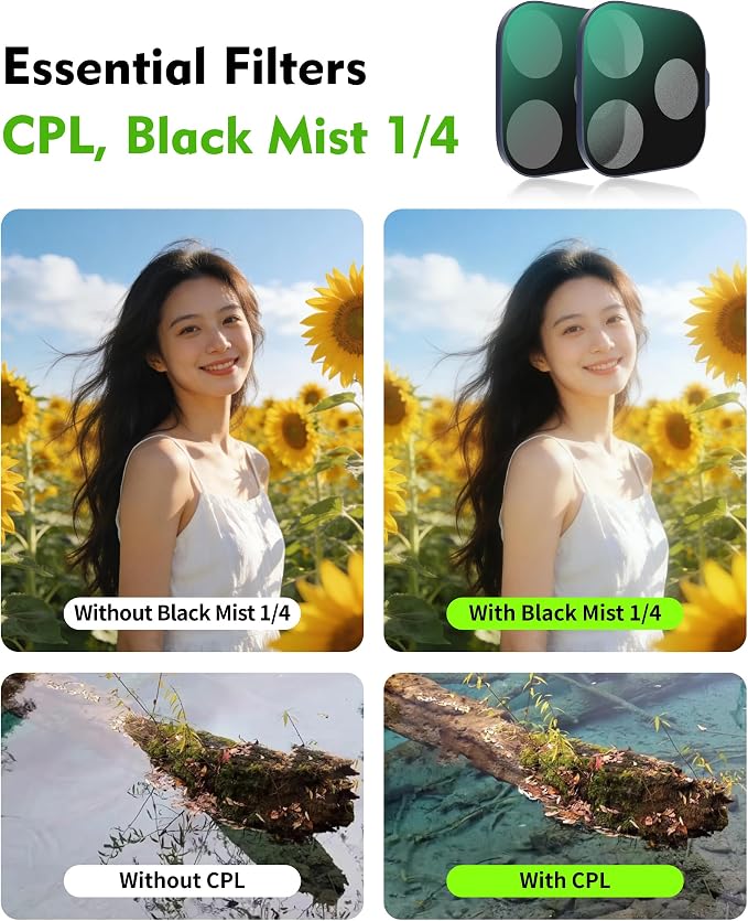 Magnetic UV Filter for iPhone 17 Pro, Snap-On Smartphone Camera Lens Filter - Image 4