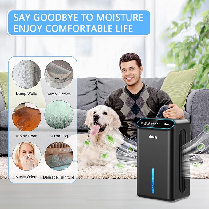 Dehumidifier for Home, Small Quiet Dehumidifiers - Image 7