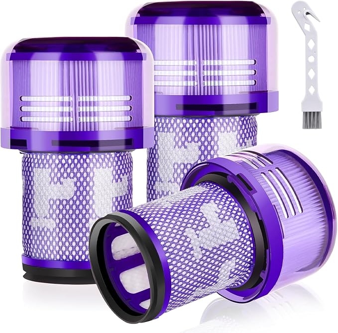 3 Pack Filter Replacements for Dyson V12 Detect Slim Animal Slim+ Cordless by Leadaybetter