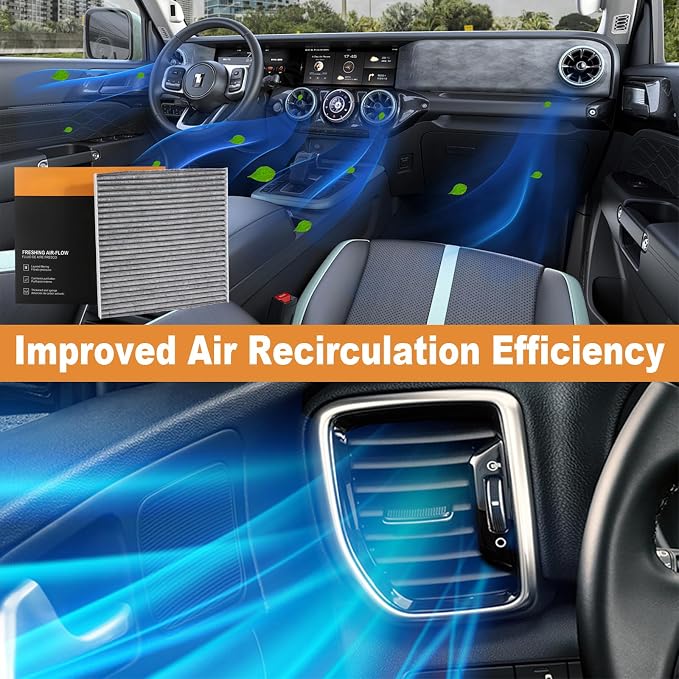 Cabin Air Filter Replacement for CF11182 CP182 Honda Acura CR-V Civic Clarity - Image 2