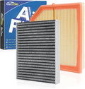Cabin & Engine Air Filter Kit Fits by Forccord