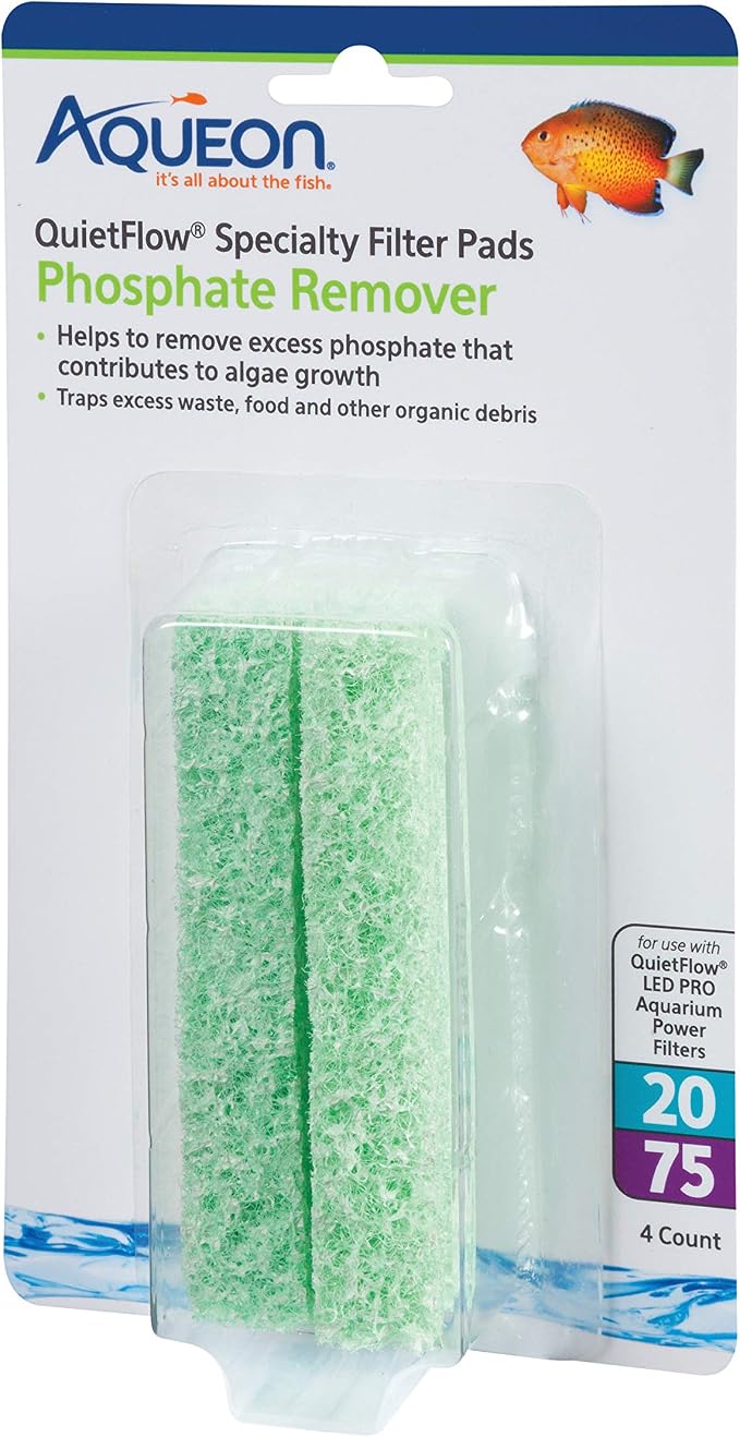 Aqueon Replacement Specialty Filter Pads Phosphate Remover 20/75 by Aqueon