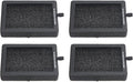 4 Pcs Air Purifier Replacement Filter, High Efficiency Carbon Filtration System by Zerodis