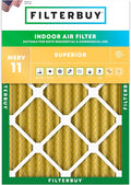 Filterbuy 12x15x2 Air Filter MERV 11 Superior Pet & Allergy Defense, by Filterbuy