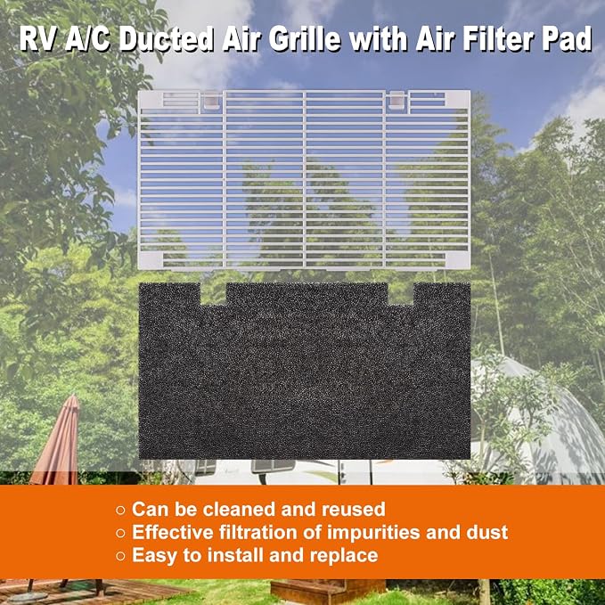 weideer 2PCS RV A/C Ducted Air Grille - Image 6