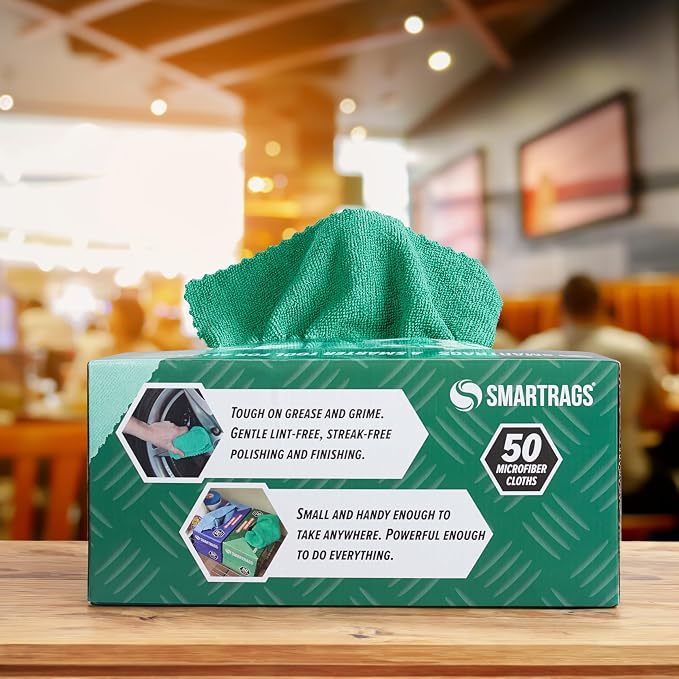 Arkwright Smart Rags Microfiber Cleaning Cloths Bulk, Case of 400, Lint Free - Image 4