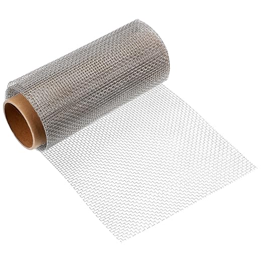 uxcell 6 Mesh 79" x 10" Woven Wire Mesh, 316 Stainless Steel Air Vent Filter by uxcell