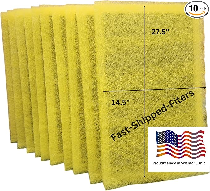 Fast-Shipped-Filters 10 Pack Replacement Filter Pads Compatible by Unknown