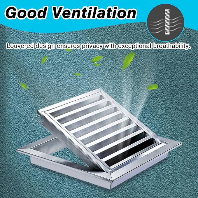 Square Stainless Steel Vent Grille - Image 5