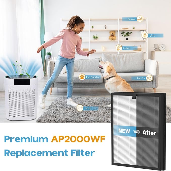 4 Packs AP2000WF Replacement Filters Compatible - Image 4