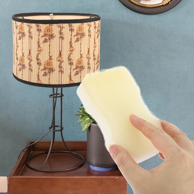 Yardwe 15Pcs Lamp Shade Cleaner Sponges Set, Dry Fabric Cleaning Sponge - Image 5