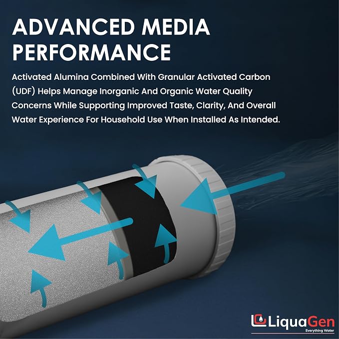 LiquaGen Activated Alumina & Coconut Carbon Water Filter Cartridge – Helps - Image 3