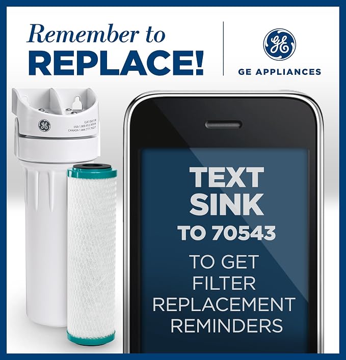 GE Single Stage Drinking Water System Replacement Filter, Fits GX1S01R Under - Image 2