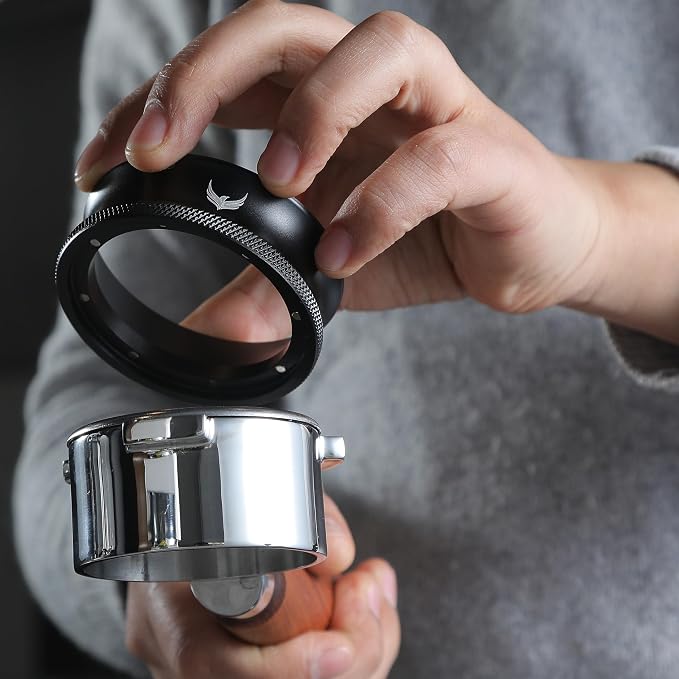 51mm Magnetic Dosing Funnel and Espresso Puck Screen Kit- Premium Portafilter - Image 3