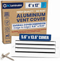 4x12 Aluminum HVAC Vent Cover Wall or Ceiling Register 1-Way Air Flow by ACLAMINAIRE