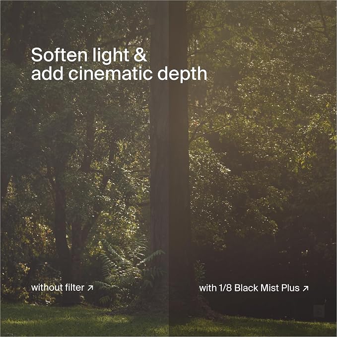 Urth 77mm Magnetic Ethereal Black Mist ⅛ Diffusion Lens Filter - Image 6
