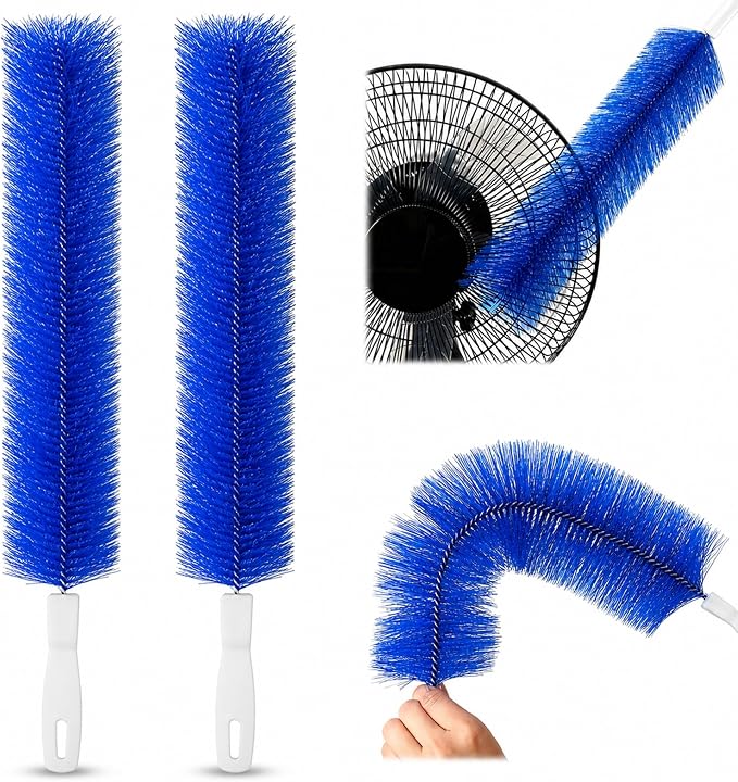 Fan Cleaning Brush, Bendable Microfiber Duster, Washable Reusable Fan Brush by Unknown