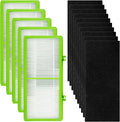 AER1 Filter 5 HEPA Filters + 10 Carbon Booster Filters Compatible by BRUVISH