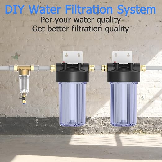 WHT10 Whole House Water Filter Housing, Fit 10"x4.5" Sediment etc Filters - Image 5