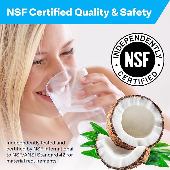 SpiroPure SP-CBR2-20BB 20x4.5 0.5 Micron NSF Certified Coconut Shell Carbon - Image 7