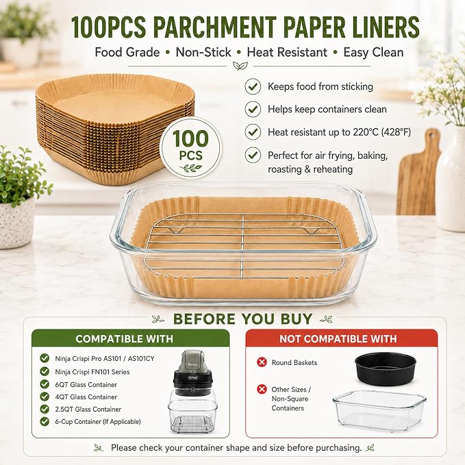 Crisper Rack for Ninja Crispi Air Fryer Accessories FN101ST and Crispi Pro - Image 5