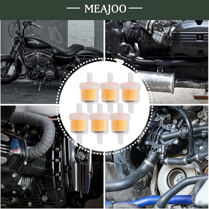 6PCS 1/4 Inch Gas Inline Fuel Filters, - Image 6