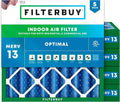 Filterbuy 20x20x4 Air Filter MERV 13 Optimal Smoke & Allergy Defense, by Filterbuy