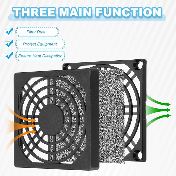 PATIKIL 135mm Fan Filter Grill - Image 3