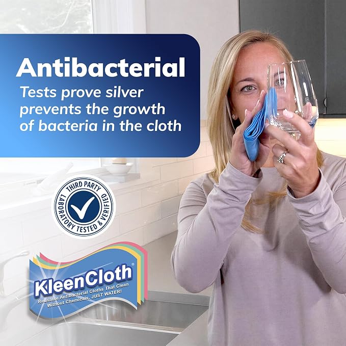 Reusable Antibacterial Cleaning Cloths – Removes 99.99% of Bacteria - Image 3