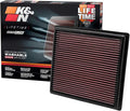 K&N High-Flow Original Lifetime Engine Air Filter: Increase Power: Premium by KNEngineeringInc