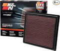 K&N High-Flow Original Lifetime Engine Air Filter:Increase Power:Premium by KNEngineeringInc