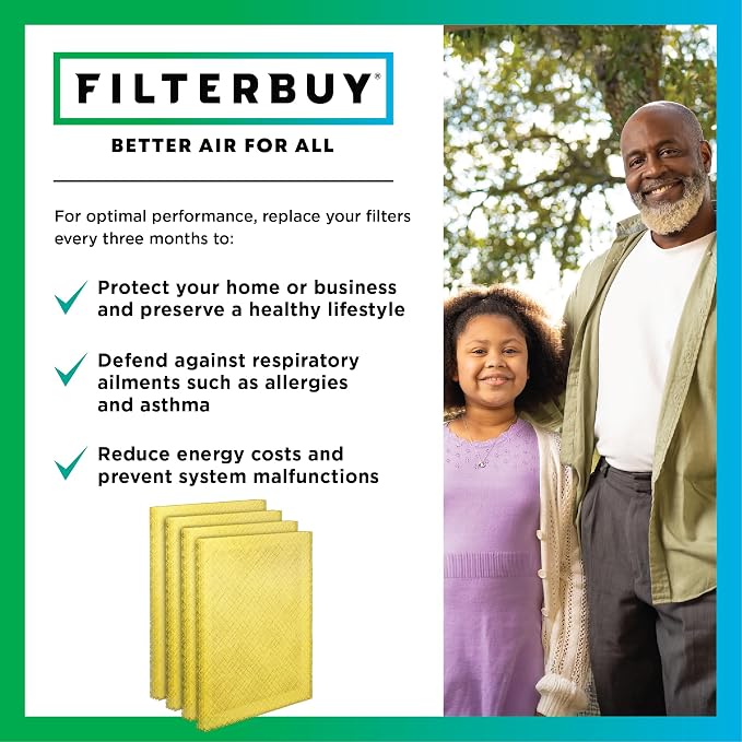 Filterbuy 18x25 Air Cleaner Filter Replacement Pads - Image 8