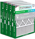 Filterbuy 20x25x5 Air Filter MERV 8 Essential Dust & Allergy Defense, Pleated by Filterbuy