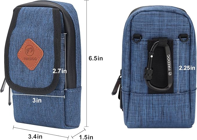 FIREDOG Smell Proof Bag, Odor Proof Pouch Mini Crossbody Bags - Image 6
