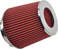 Universal Clamp On Air Intake Filter fits 3 In /3.5 In /4 In Three Different by GESEXI