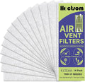 Air Vent Filter 4 x 12 Inch, Thin Air Vent Floor Heater Pre-Filter Sheet Work by BeautyyourHome