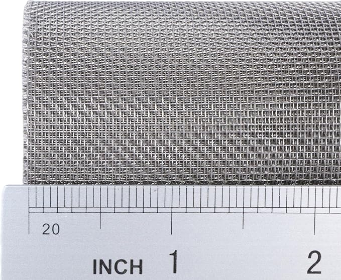 20 Mesh Stainless Steel 304 Wire Mesh Fence Screen 23.5 inches x 10 feet by Anbadum