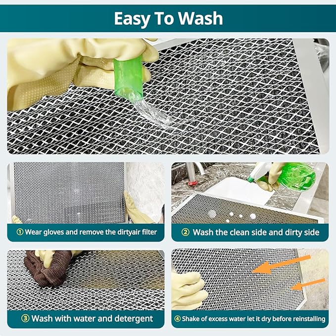 Torjim 16x20x1 MERV8 Washable Electrostatic Air Filter - Image 6