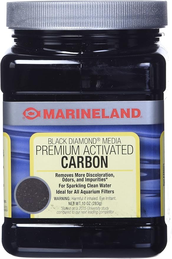 Marineland Black Diamond Premium Activated Carbon 10 Ounces, Filter Media by Marineland