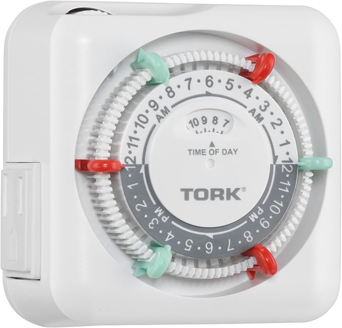 NSi Industries TORK RTN112 Indoor 15-Amp Plug-in Mechanical Appliance Timer - Image 3