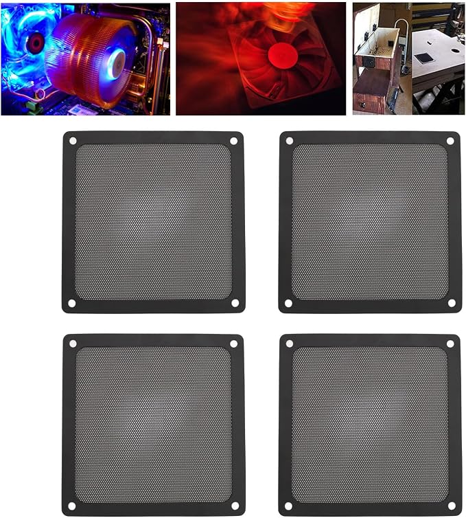 140mm Fan Dust Filter Mesh, Magnetic Frame PC Fan Grills Cover - Image 8