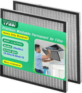 20×20×1 Air Filter MERV-11 | Washable Reusable Furnace Filter| 2-Pack | by Unknown