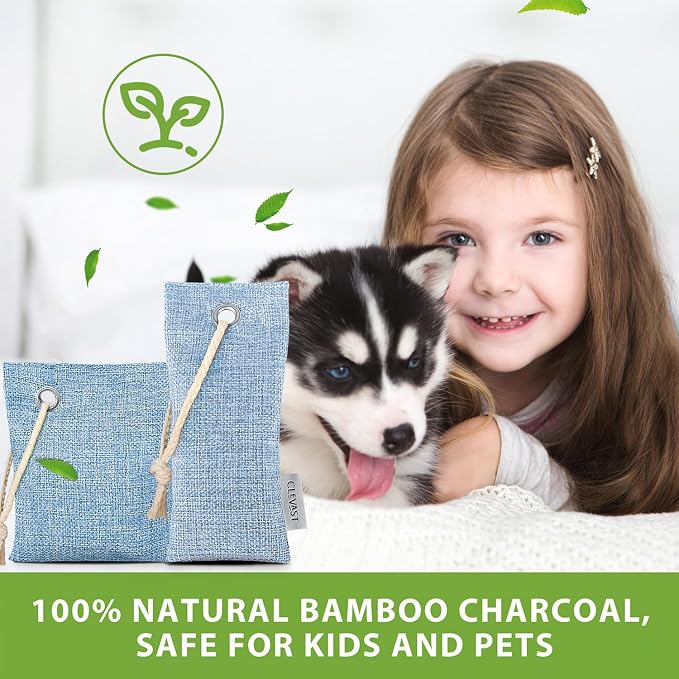 CLEVAST 16 Pack Activated Bamboo Charcoal Odor Absorber - Image 6